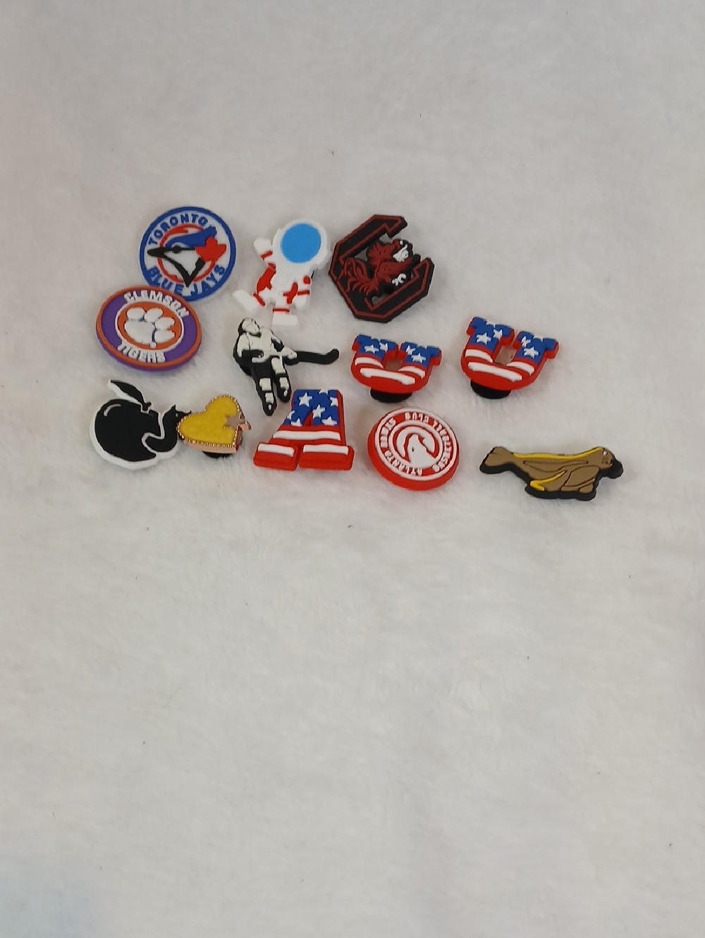Shoe Charms Assortment - Multicolor 12 Decorative  Jibbitz for Crocs NWT